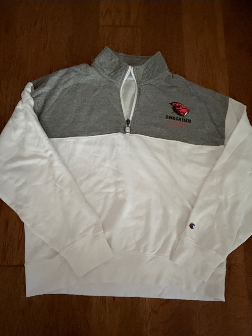 Champion Oregon State Beavers Quarter Zip Pullover Size M